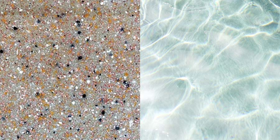 Beach Sand fibreglass pool colour used in a Newcastle backyard setting
