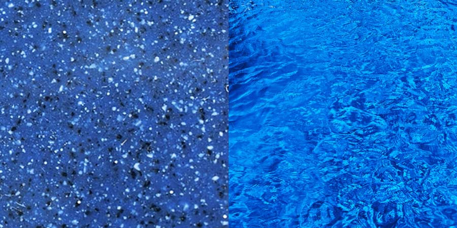 Dark Blue fibreglass pool colour option installed in Newcastle